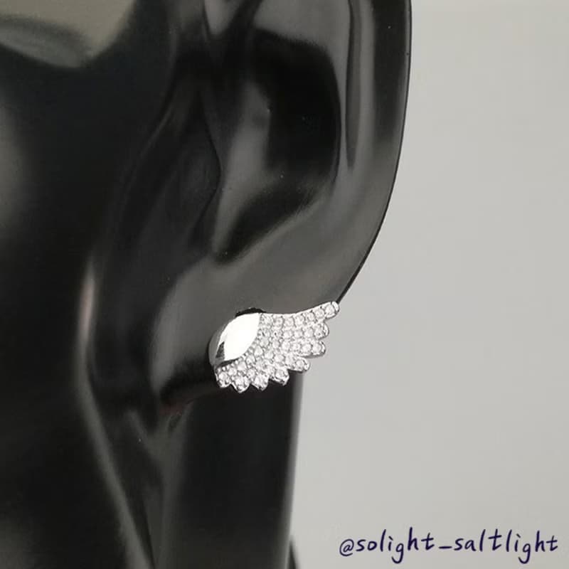 【SoLight鹽青】聖靈守護耳環 如鷹展翅飛翔 SL155
