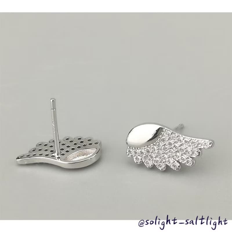 【SoLight鹽青】聖靈守護耳環 如鷹展翅飛翔 SL155