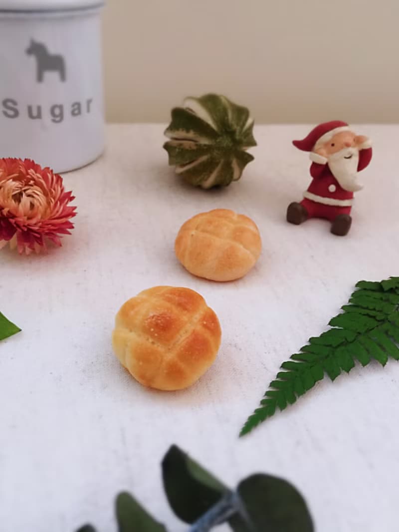 袖珍麵包磁鐵  - 菠蘿麵包 - 麵包超人