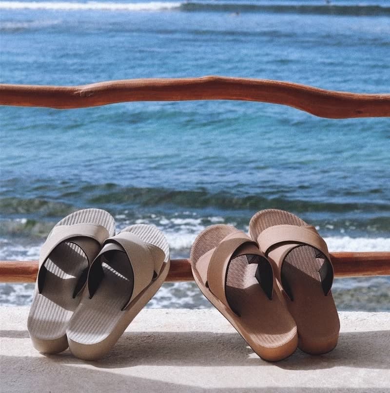 indosole CROSS Platform 環保拖鞋 海鹽白 女