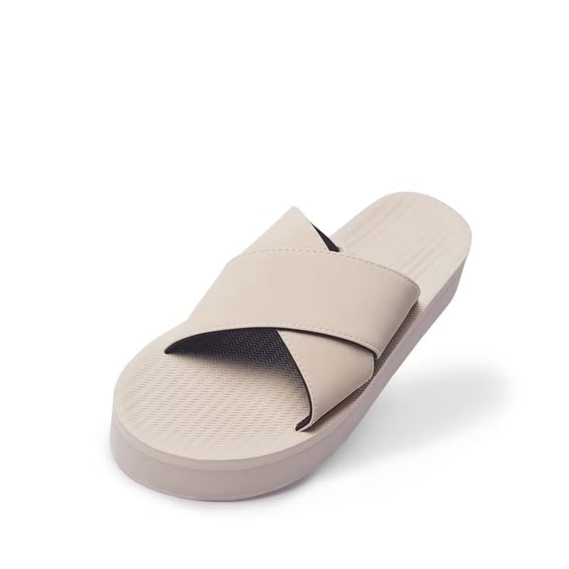 indosole CROSS Platform 環保拖鞋 海鹽白 女