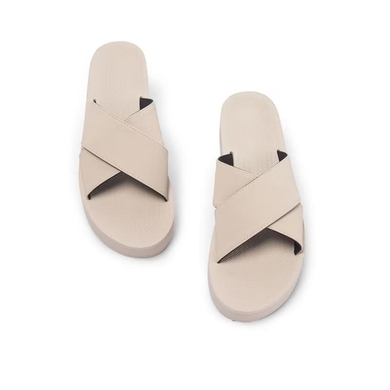 indosole CROSS Platform 環保拖鞋 海鹽白 女