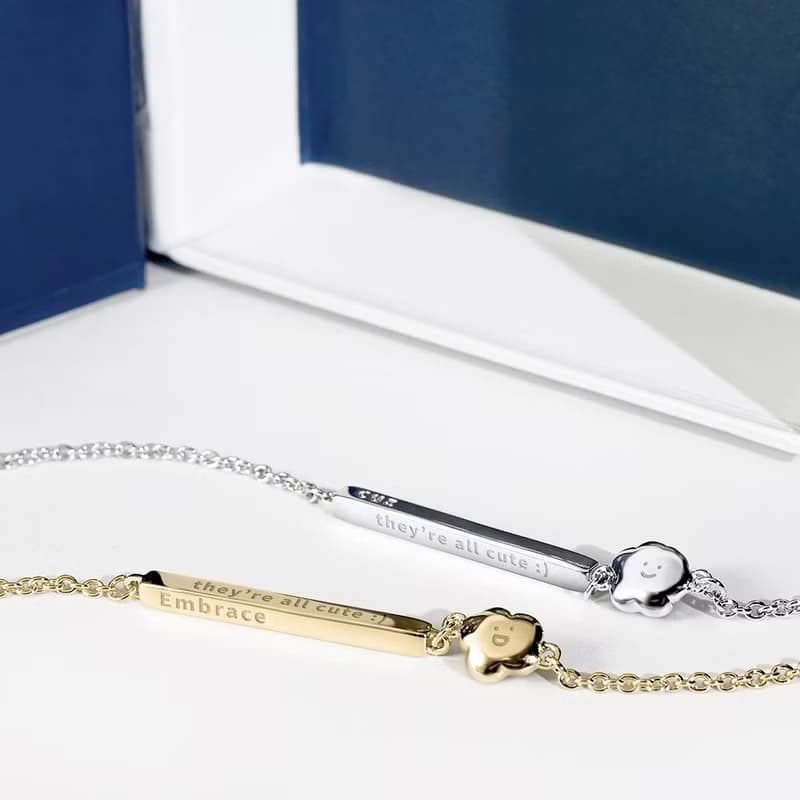 Story+聯名系列 純銀手鍊 喜寶 怒君 小哀 樂樂