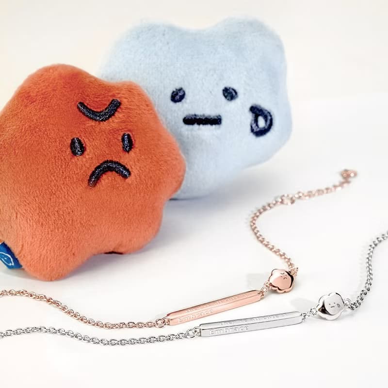 Story+聯名系列 純銀手鍊 喜寶 怒君 小哀 樂樂