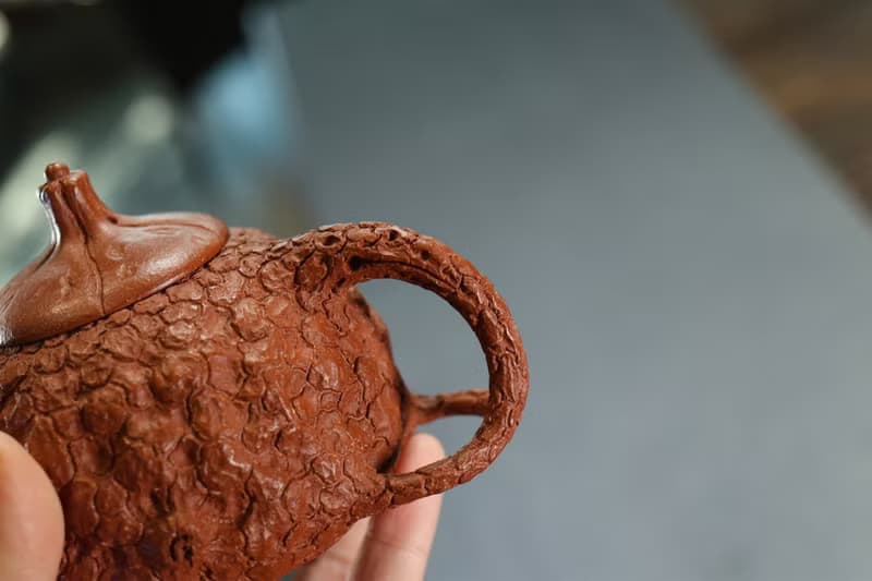 送禮紫砂壺茶壺瓜钮供春 极具收藏潜力  降坡泥 260ml 井老师全手