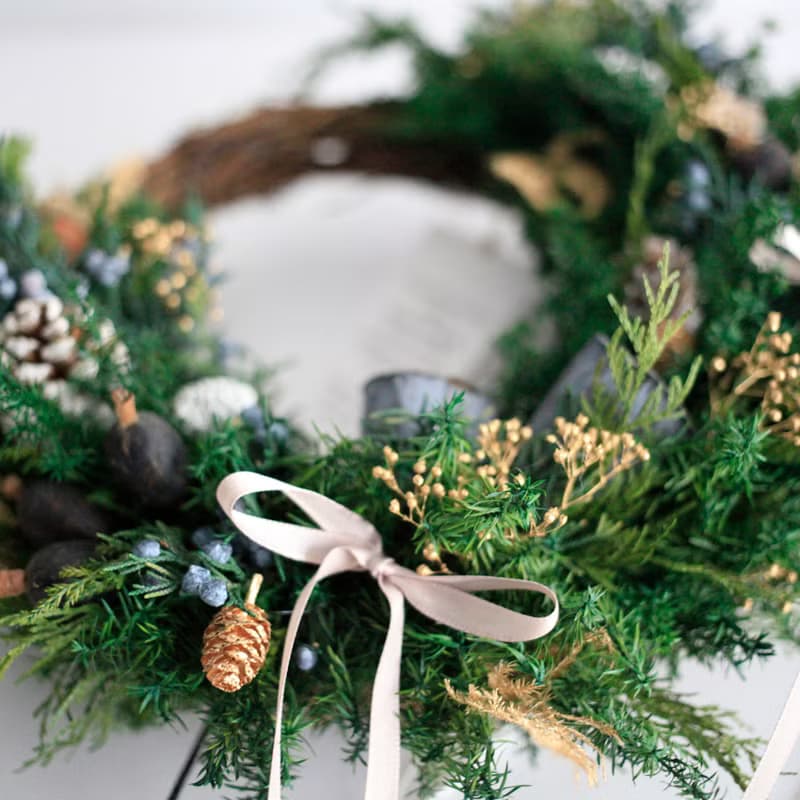 Xmas|永生雪松| M款Jingle Bells聖誕花圈 交換禮物 居家布置