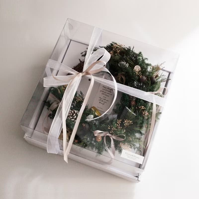 Xmas|永生雪松| M款Jingle Bells聖誕花圈 交換禮物 居家布置