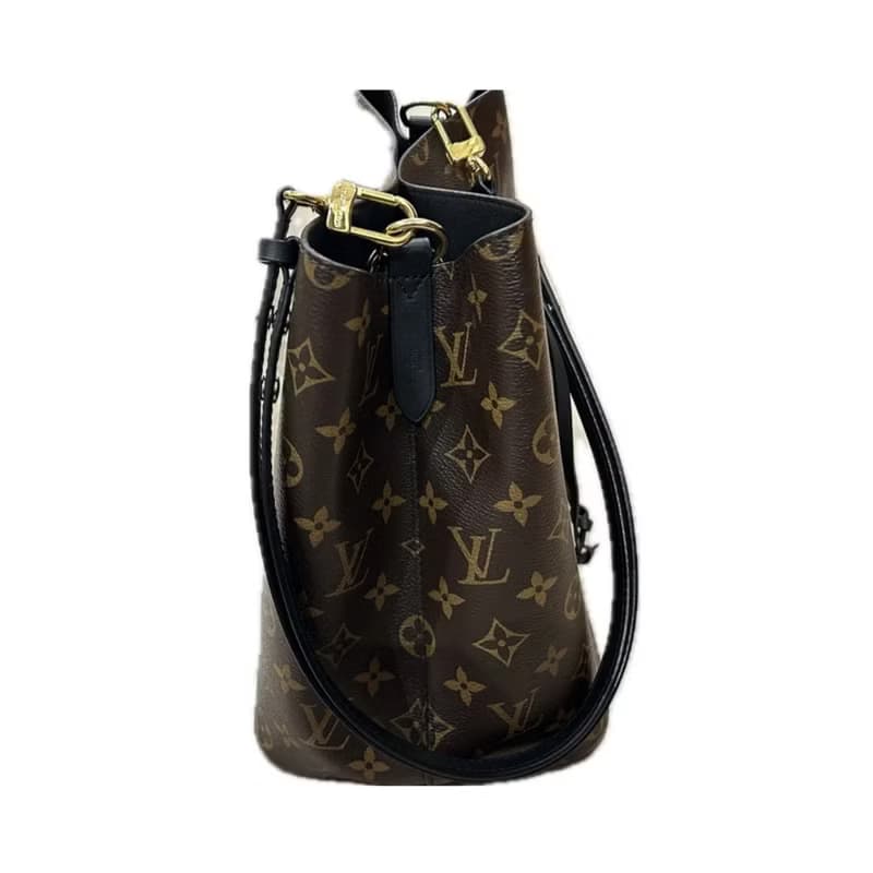 Louis Vuitton Néonoé Monogram 水桶包黑色飾邊款 幾乎全新