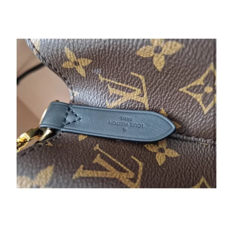 Louis Vuitton Néonoé Monogram 水桶包黑色飾邊款 幾乎全新