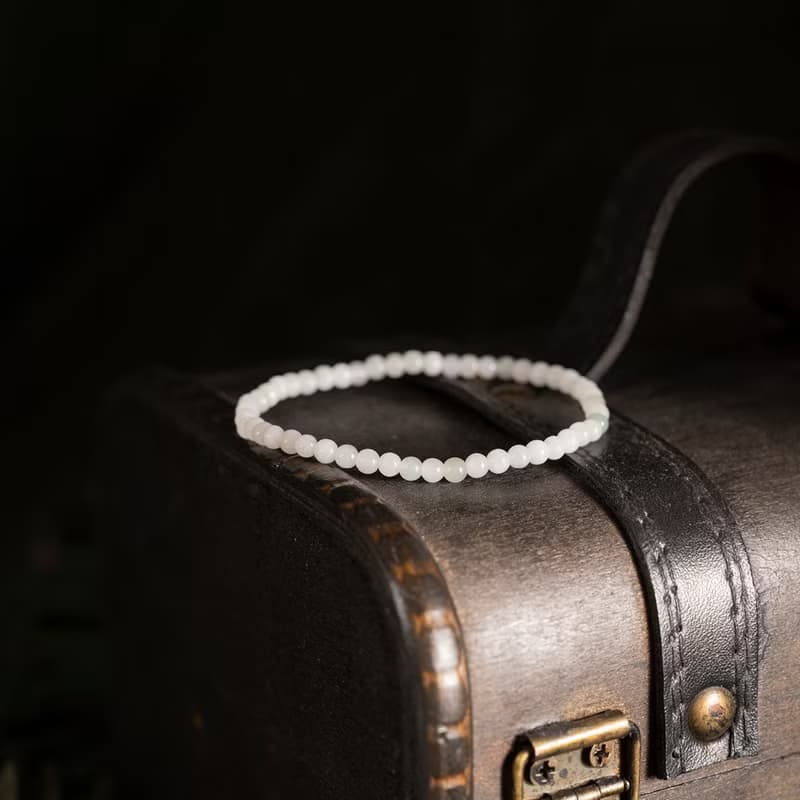 【無瑕】霧漫深林-冰糯種翡翠手鍊