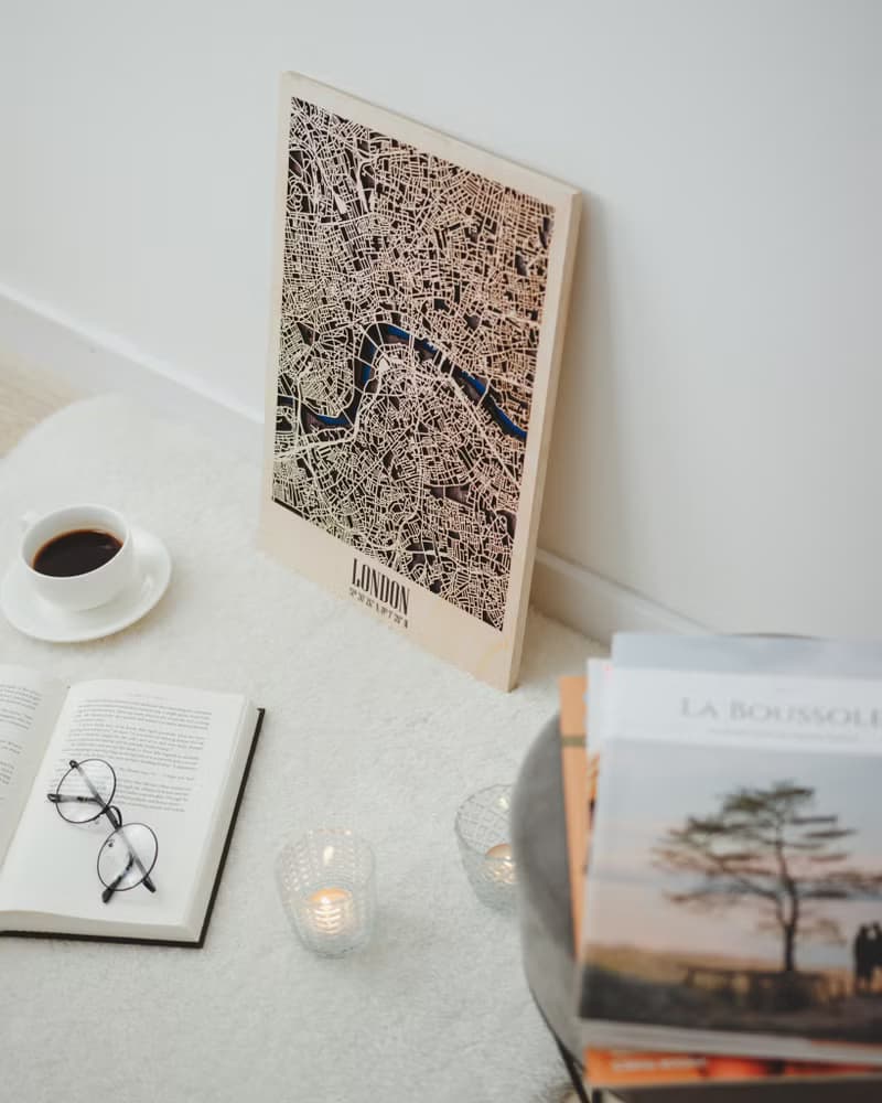 Wood Wall Art, Custom City Map, Housewarming Gift for New Home, Personalized Map