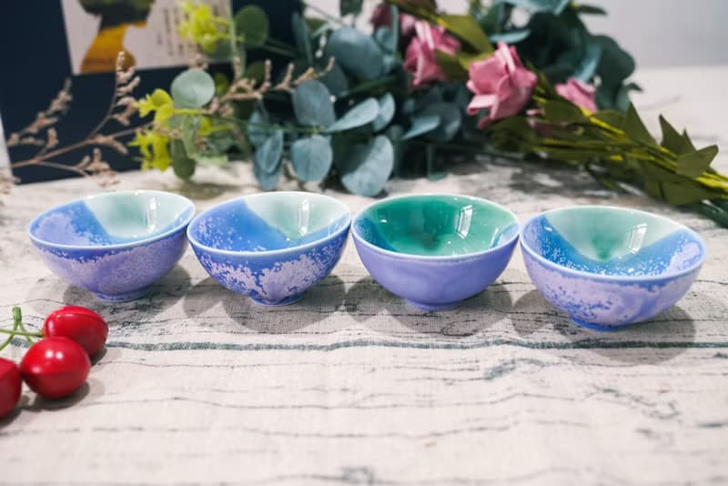 茶壺杯組(一壺四杯)・薰衣草系列/送禮包裝/小卡代寫