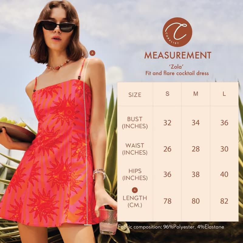 'Zola' Fit and flare cocktail dress in Sole swirl (CRBW189)