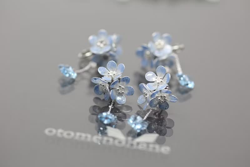 ネモフィラの丘 ピアス&イヤリング