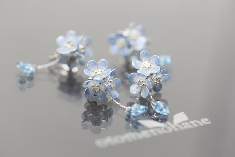 ネモフィラの丘 ピアス&イヤリング