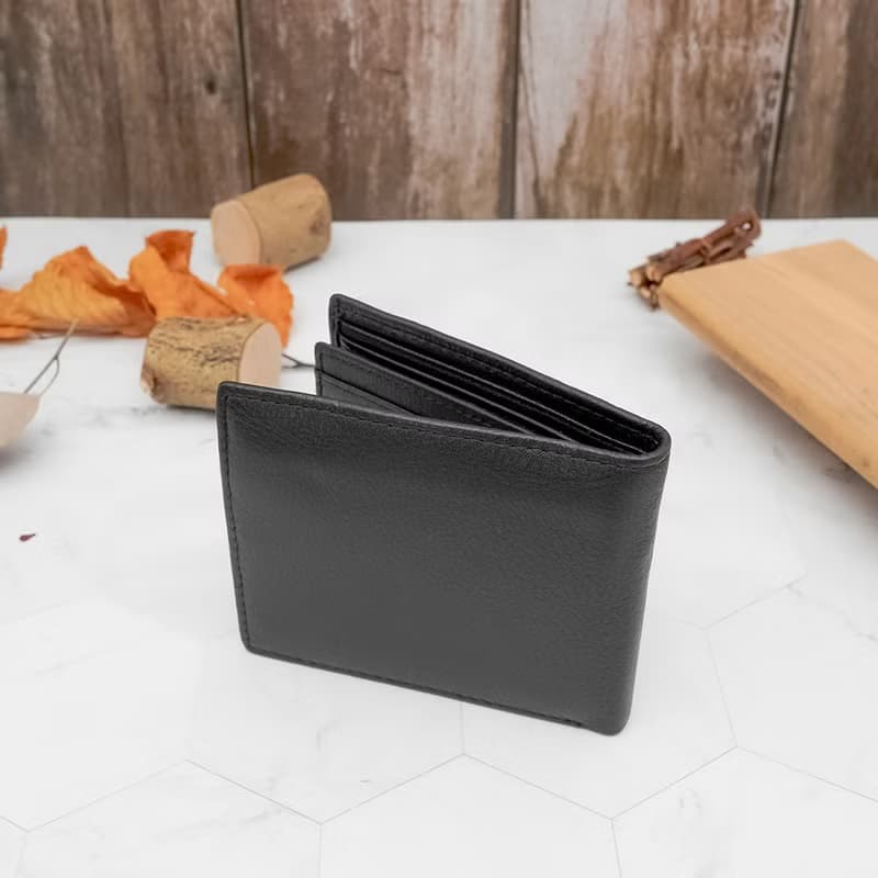 8卡1照-左右翻活頁-零錢袋牛皮短夾29806