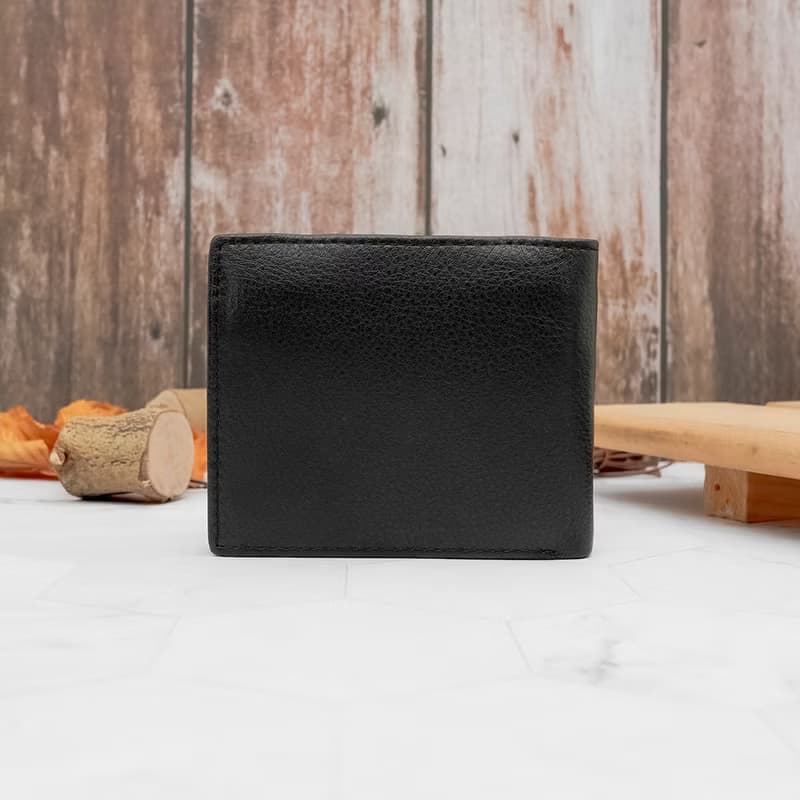 8卡1照-左右翻活頁-零錢袋牛皮短夾29806