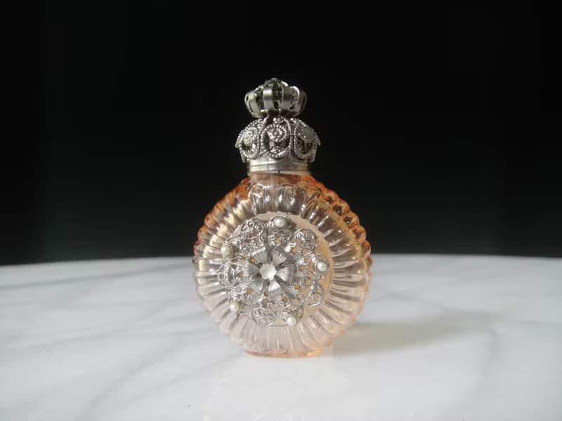 【老時光 OLD-TIME】早期捷克精緻手工製作隨身香水瓶#46