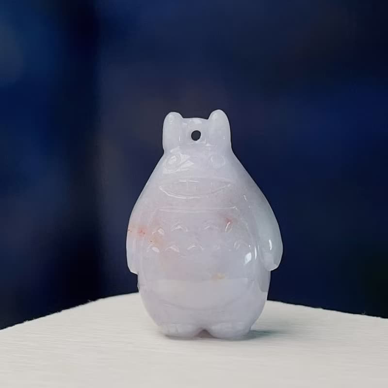 飄紅翡翡翠龍貓 | 天然緬甸A貨翡翠 | 送禮