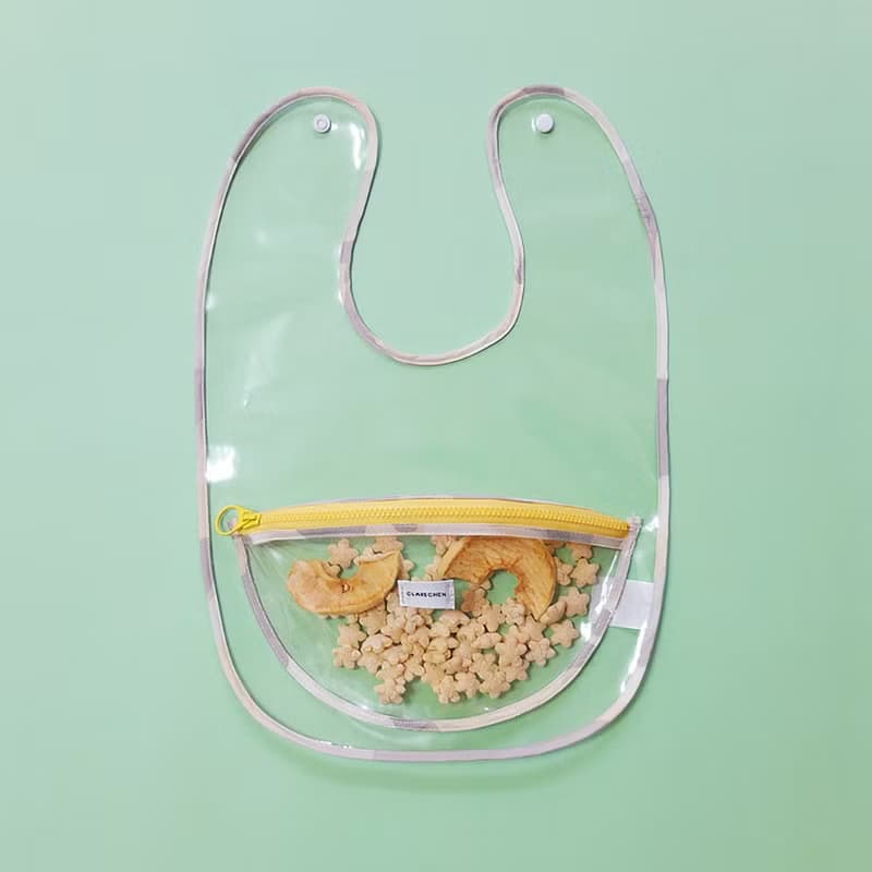 CLARECHEN_點心圍兜_透明碗款_2025新色_摩卡色