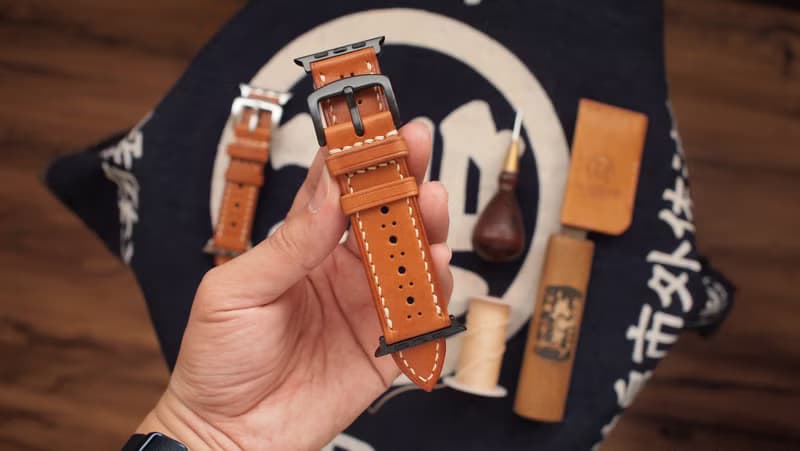 布洛克風格錶帶訂製 Apple Watch