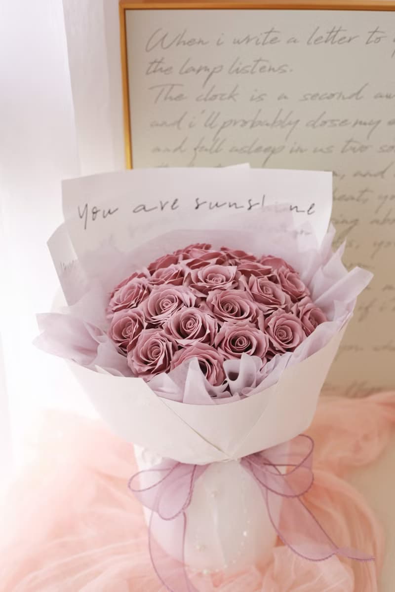 花束。告白 求婚 結婚紀念日 永生花 永生花