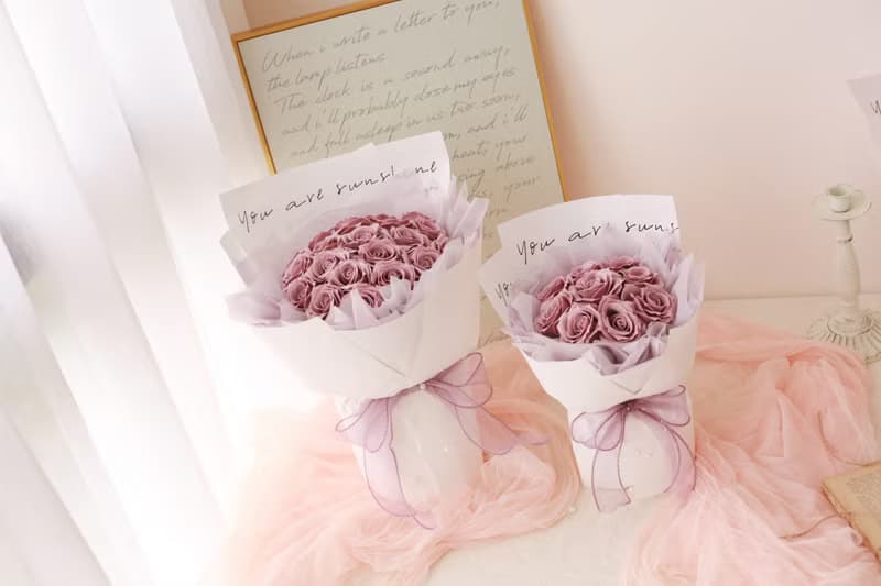 花束。告白 求婚 結婚紀念日 永生花 永生花