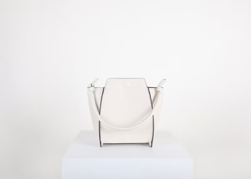 Mini Pine Bag 素皮革 牛奶盒造型 手提包 斜背包 側背包 米白色