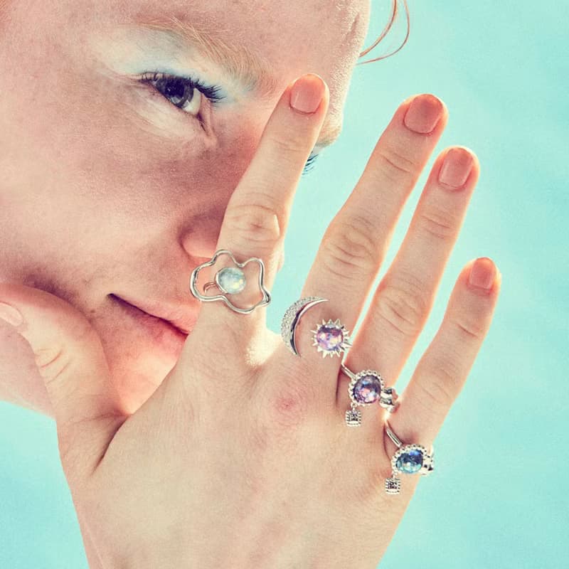 Sun&Moon Snowball Ring