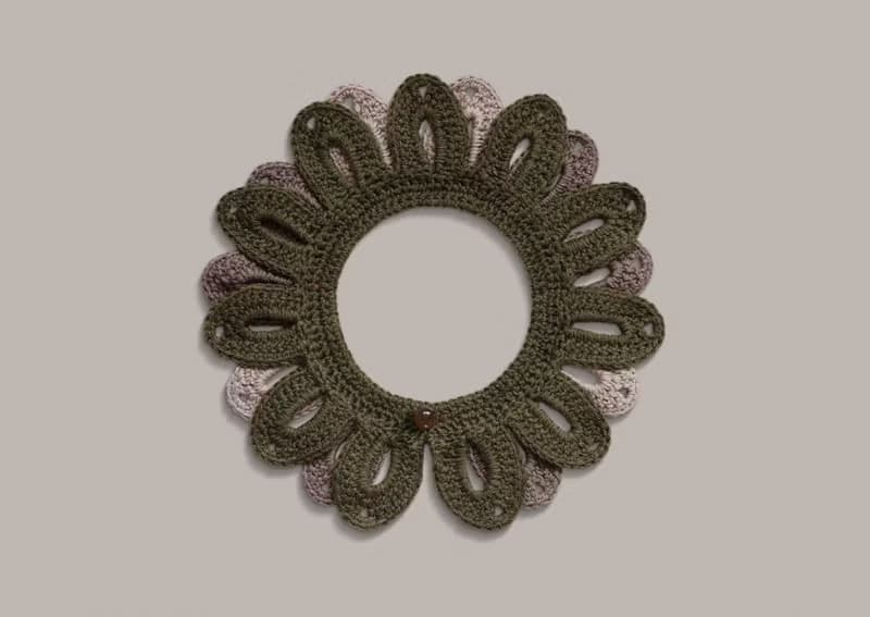 POPOPB 領子飾物 CUDDLY02– OLIVE GREEN