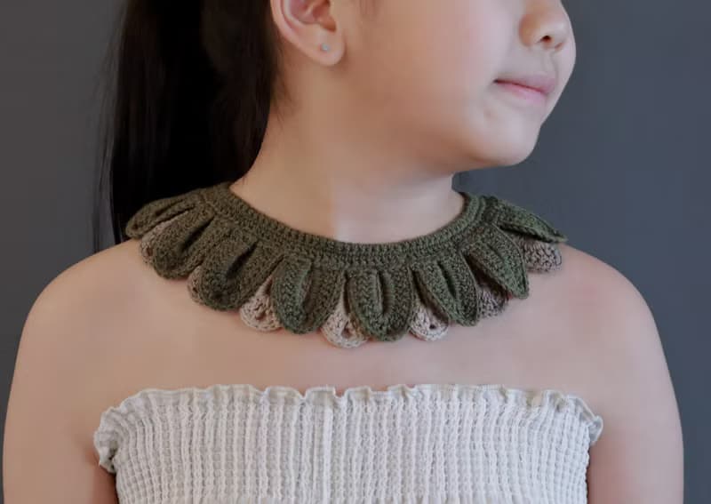 POPOPB 領子飾物 CUDDLY02– OLIVE GREEN