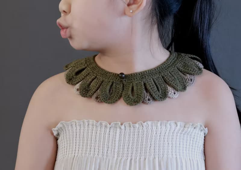 POPOPB 領子飾物 CUDDLY02– OLIVE GREEN