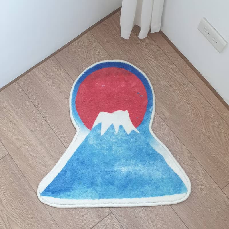富士山 地毯 地墊