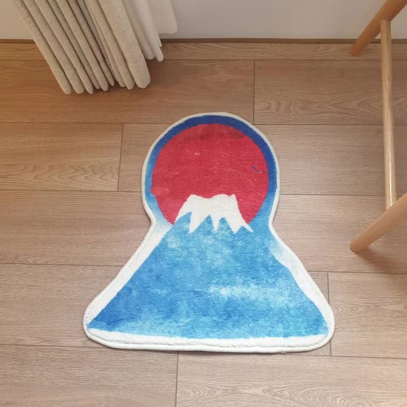 富士山 地毯 地墊