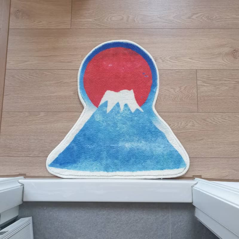 富士山 地毯 地墊