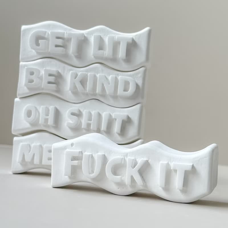 趣味俚語擴香石/Oh Shit/Fuck It/Melt Me/Be Kind/Get Lit