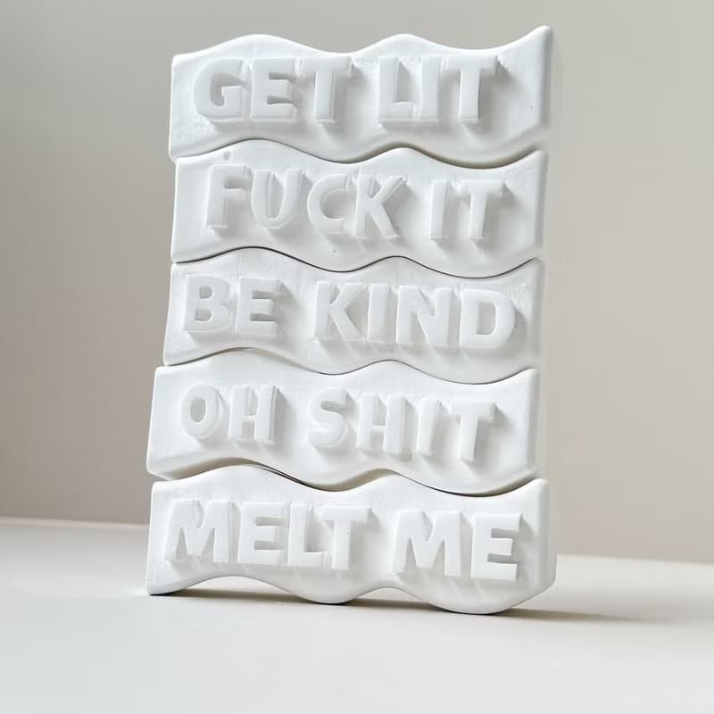 趣味俚語擴香石/Oh Shit/Fuck It/Melt Me/Be Kind/Get Lit