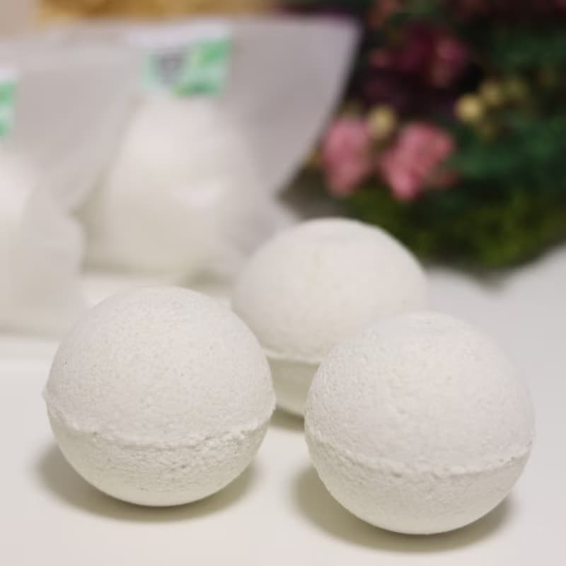 聖誕禮物 迷迭香精油牛奶草本泡澡球 泡澡 淋浴 浸泡 足浴 氣泡球