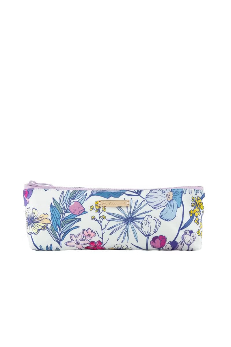 【城市印花-日本千葉】禮物小筆袋 餐具袋 琉璃紺 莫代爾棉