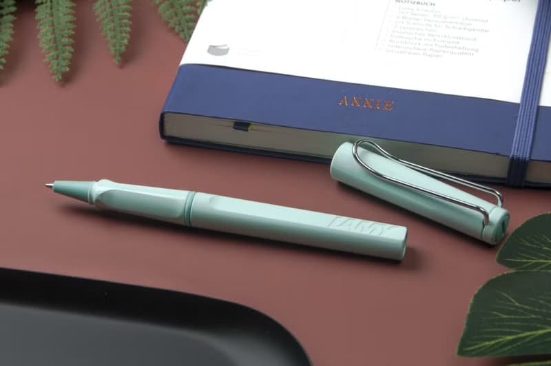 LAMY 雙入鐵禮盒  (鋼珠筆+原子筆) / safari狩獵者系列- (綠+藍)