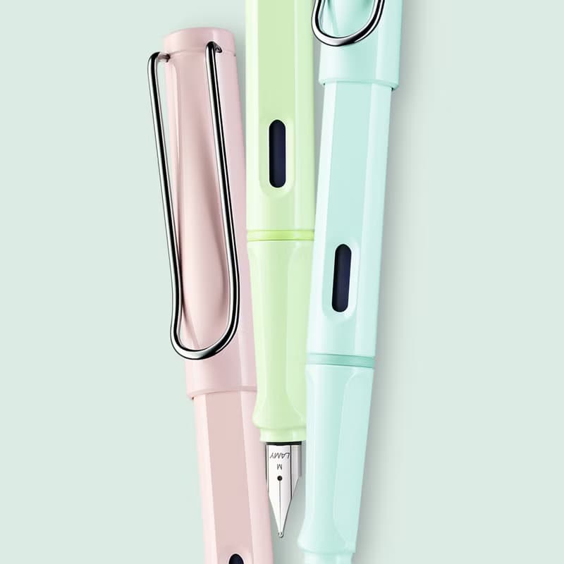 LAMY 雙入鐵禮盒  (鋼珠筆+原子筆) / safari狩獵者系列- (綠+藍)