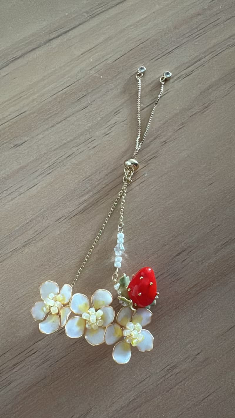 田園裡的草莓 手鍊款