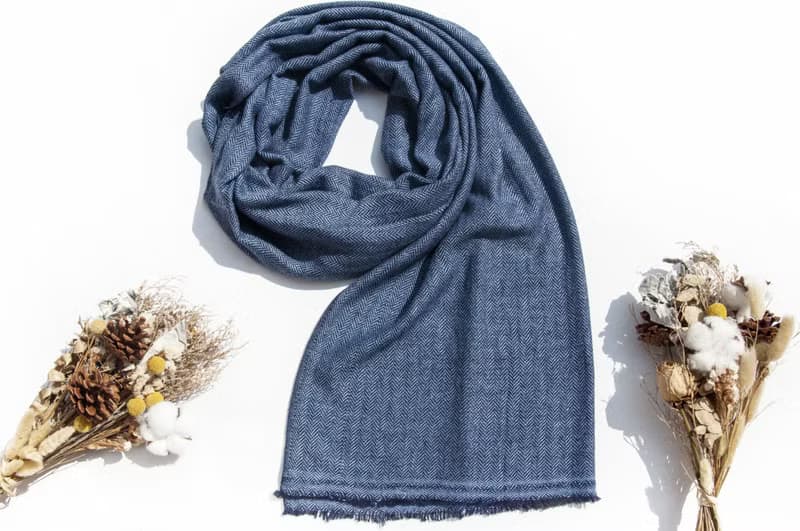 喀什米爾Cashmere 針織圍巾 純羊毛圍巾 手織圍巾 編織圍巾-希臘