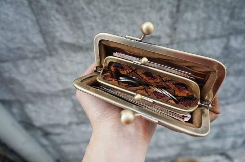 Sienna真皮子母框口金錢包