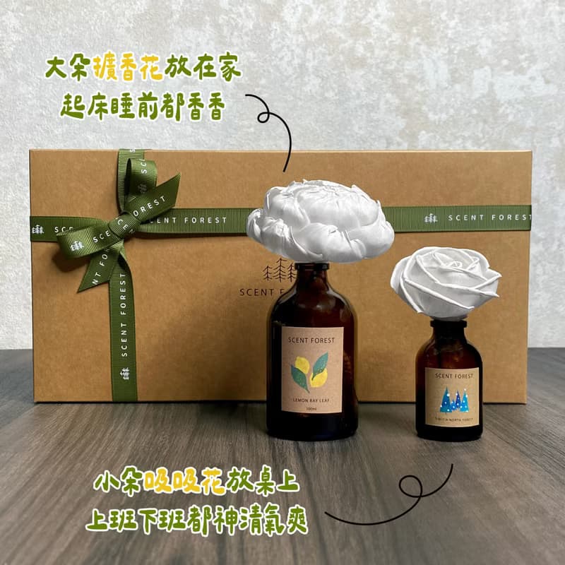 【全新組合】居家擴香花 x 辦公室吸吸花 -  房間職場都香香