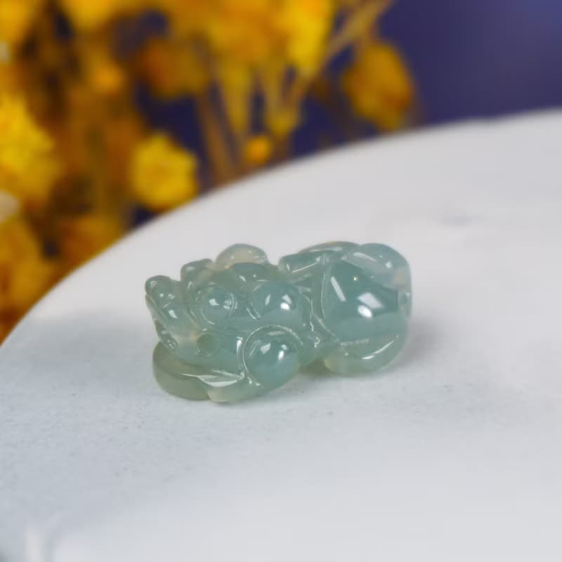 【招財神獸】冰種翡翠戰神貔貅 | 天然A貨翡翠 | 送禮