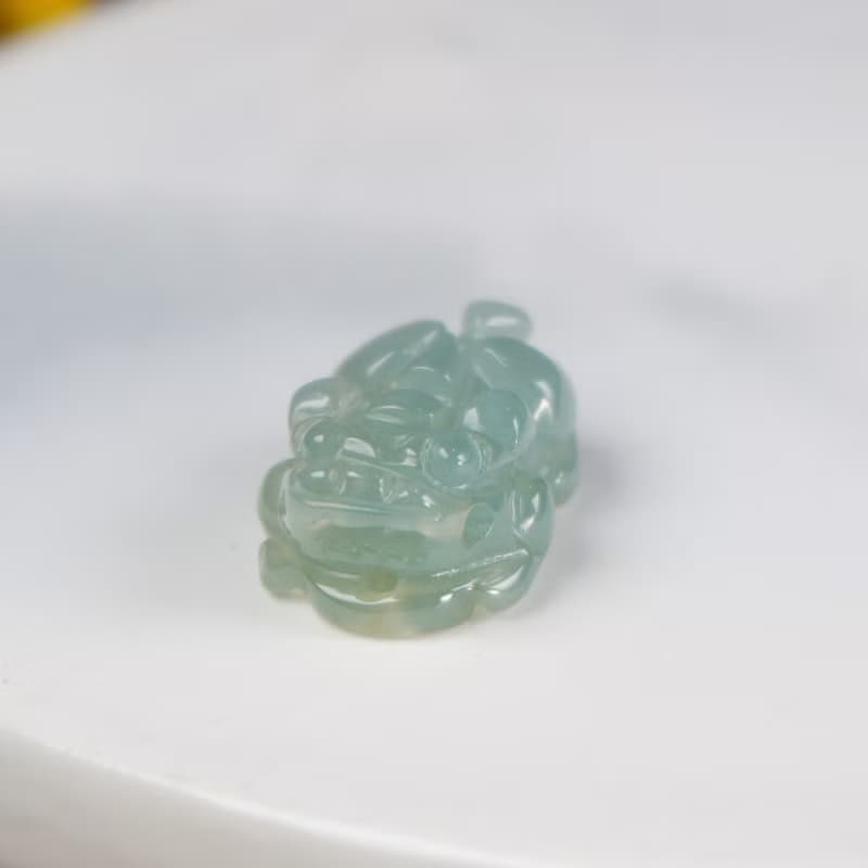 【招財神獸】冰種翡翠戰神貔貅 | 天然A貨翡翠 | 送禮