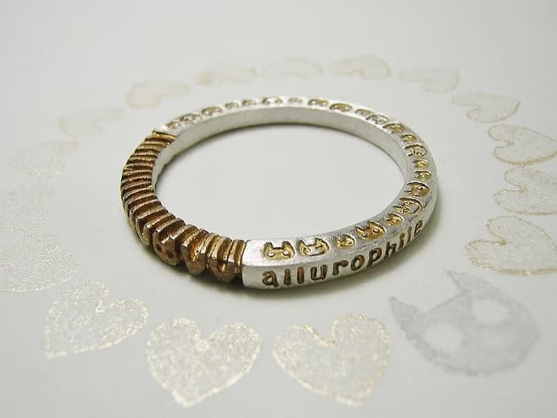 ailurophile ( mille+-feuille ) 2~28号 ( １つの価格 ) 戒指 指环 指環 刻字 堆疊環 貓 心 cat heart