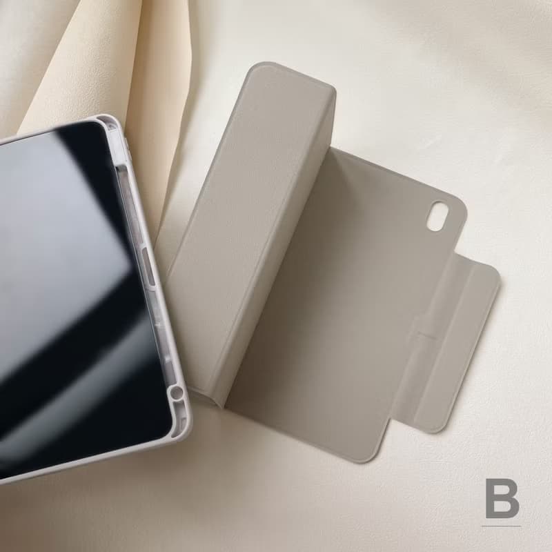 iPad case 12.9/Air5/iPad 9/mini 7 法式點點 附筆槽平板保護套