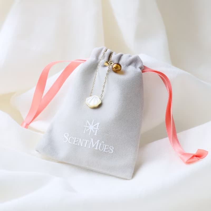 【ScentMûes森繆斯】天然母貝擴香項鍊-海洋貝殼款(附絨布袋)